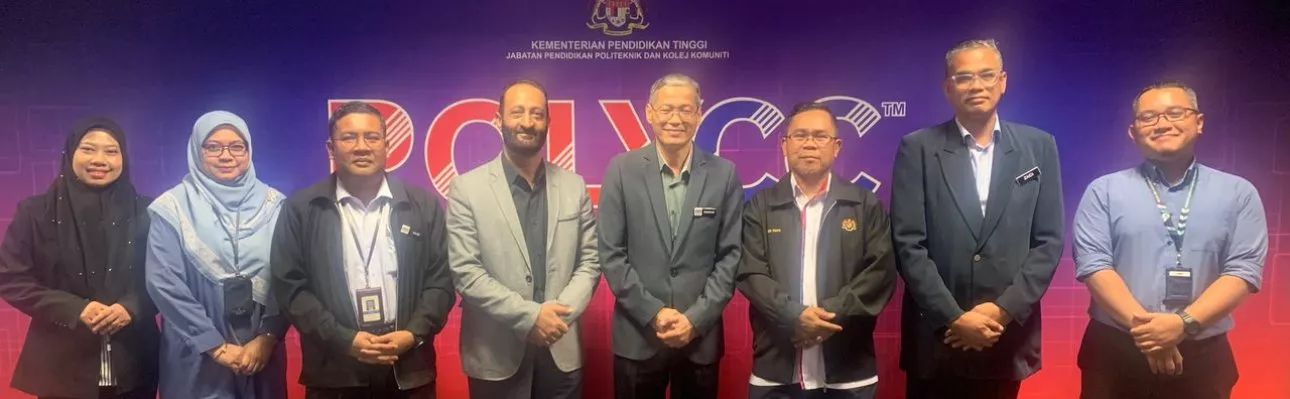 IESCO CEO Ayman Hussein meeting Dr. Shamsuri bin Abdullah to discuss vocational and technical education cooperation in Malaysia.